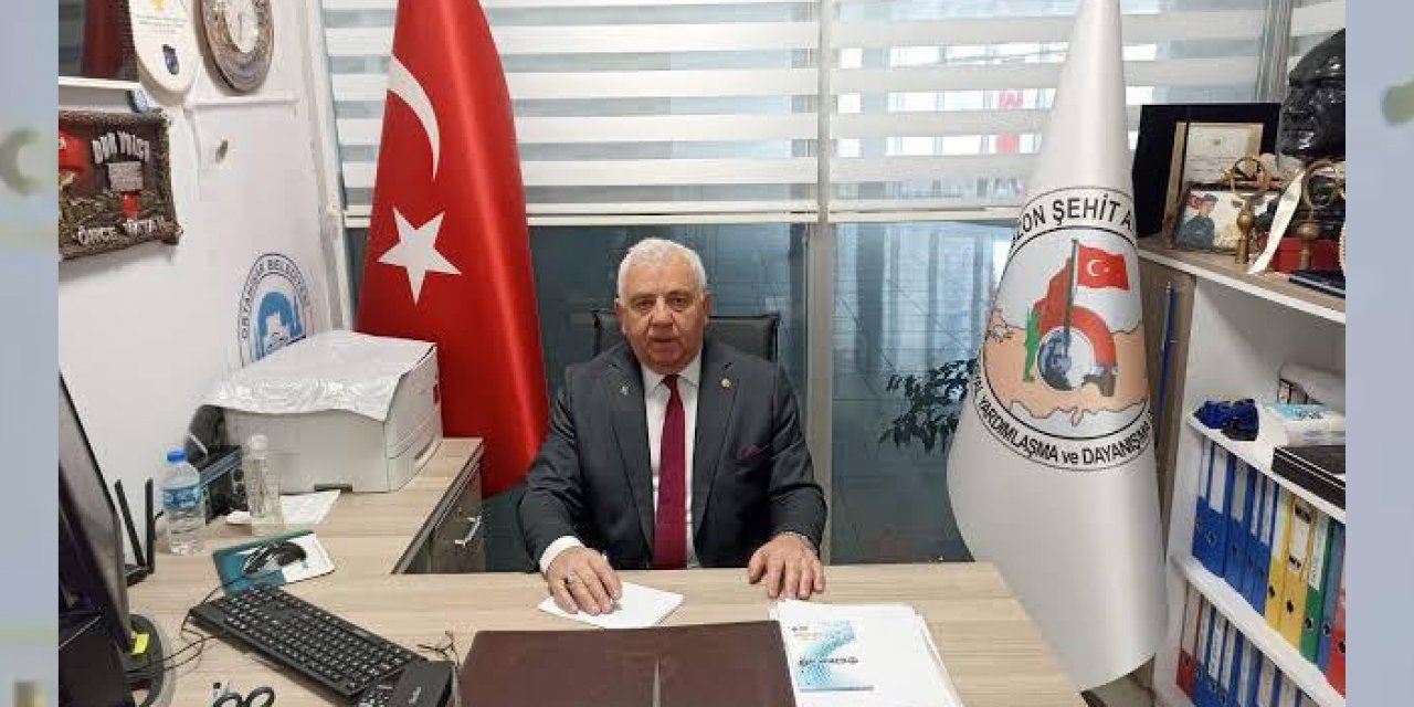 Trabzon Şehit Aileleri Derneği Başkanı Şeref İşler’den açıklama