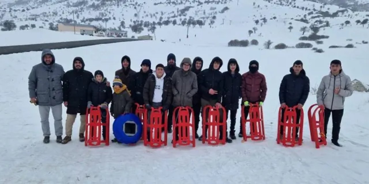 Bayburt’ta gençlik kampı kayak ile sona erdi!