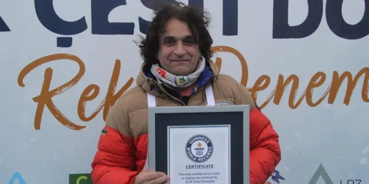 Ordu’da bin 301 çeşit dondurma ile rekor kırdı!