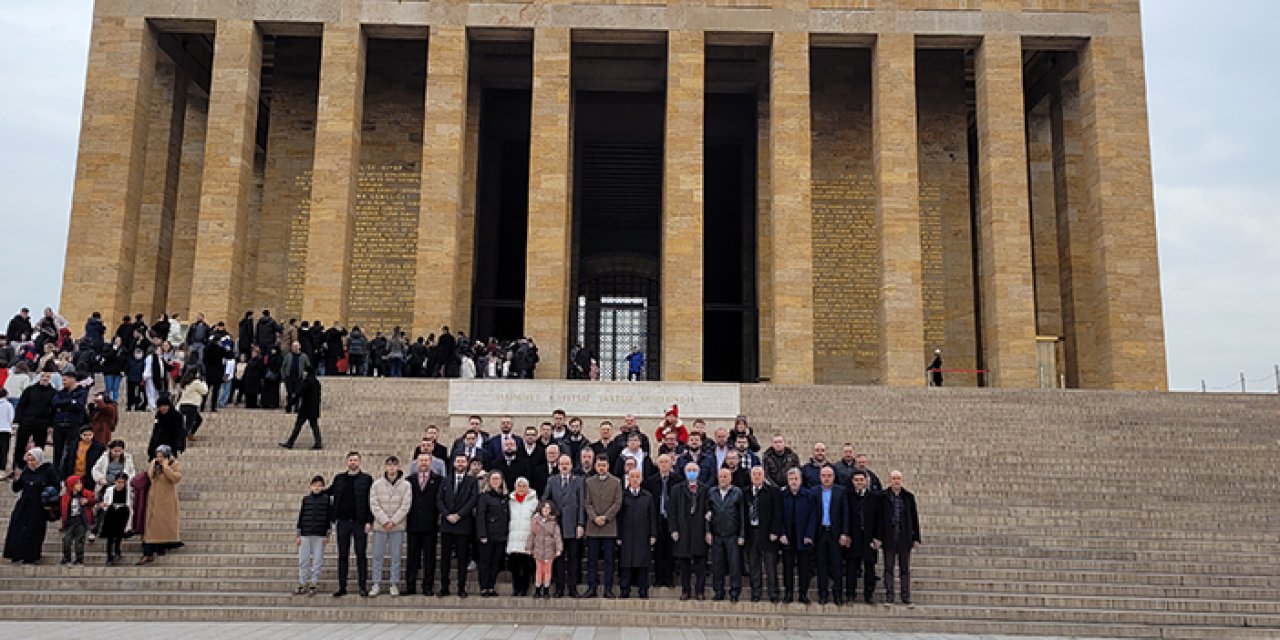 Samsunlu mübadillerden Anıtkabir'e ziyaret