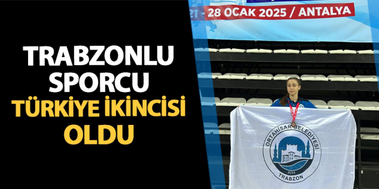 Trabzonlu Kalbinur Çimşit Kickboks Şampiyonası'nda Türkiye ikincisi oldu.
