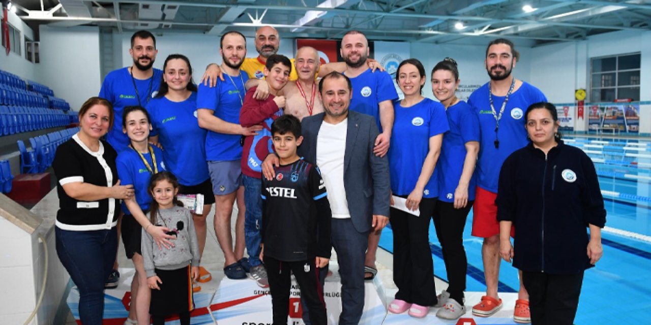 Master Yüzme Yarışında dereceye girenler belli oldu