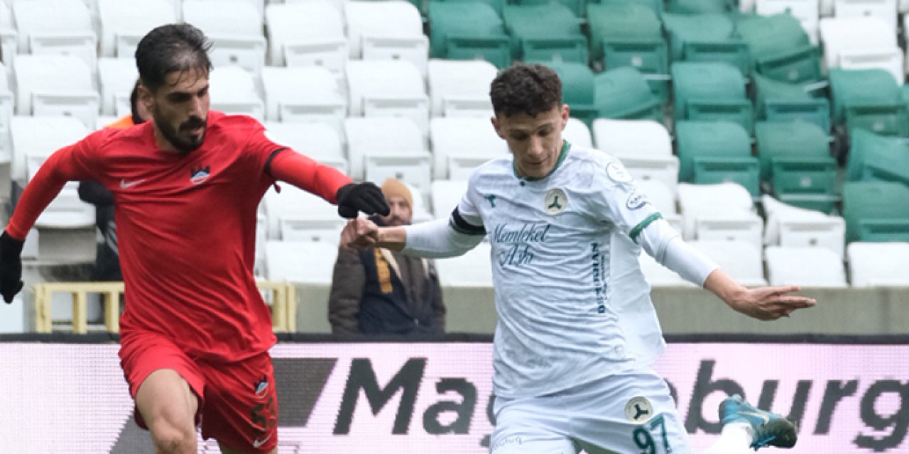 Giresunspor ile Diyarbekirspor yenişemedi