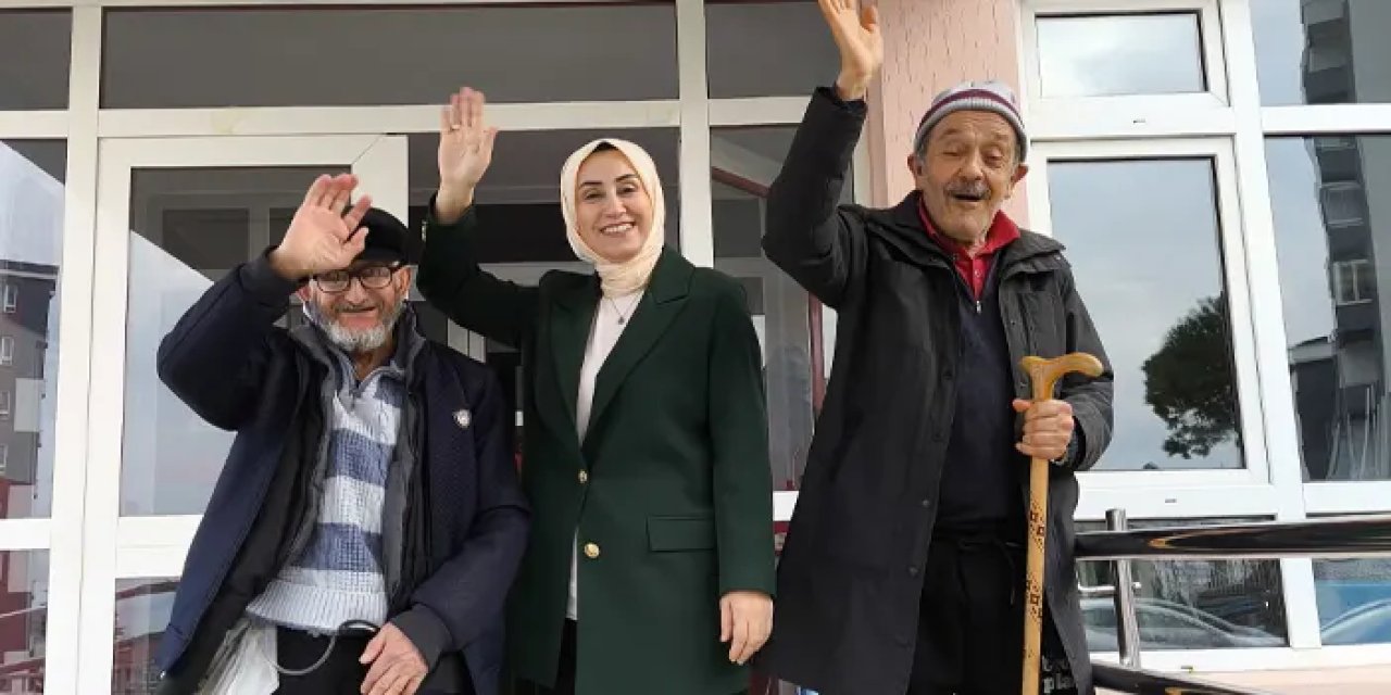 AK Parti Trabzon Kadın Kolları Başkanı Ayfer Cihan'dan huzurevi ziyareti