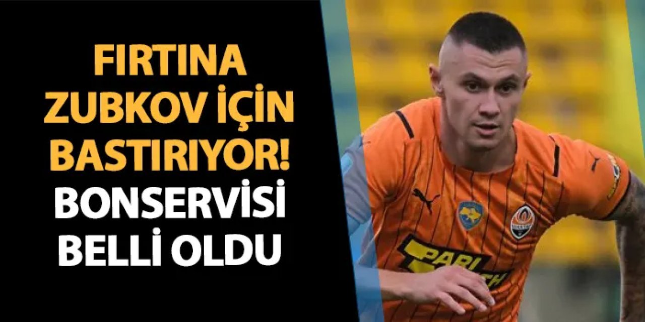 Trabzonspor kanat transferi için bastırıyor! Zubkov'un bonservisi belli oldu
