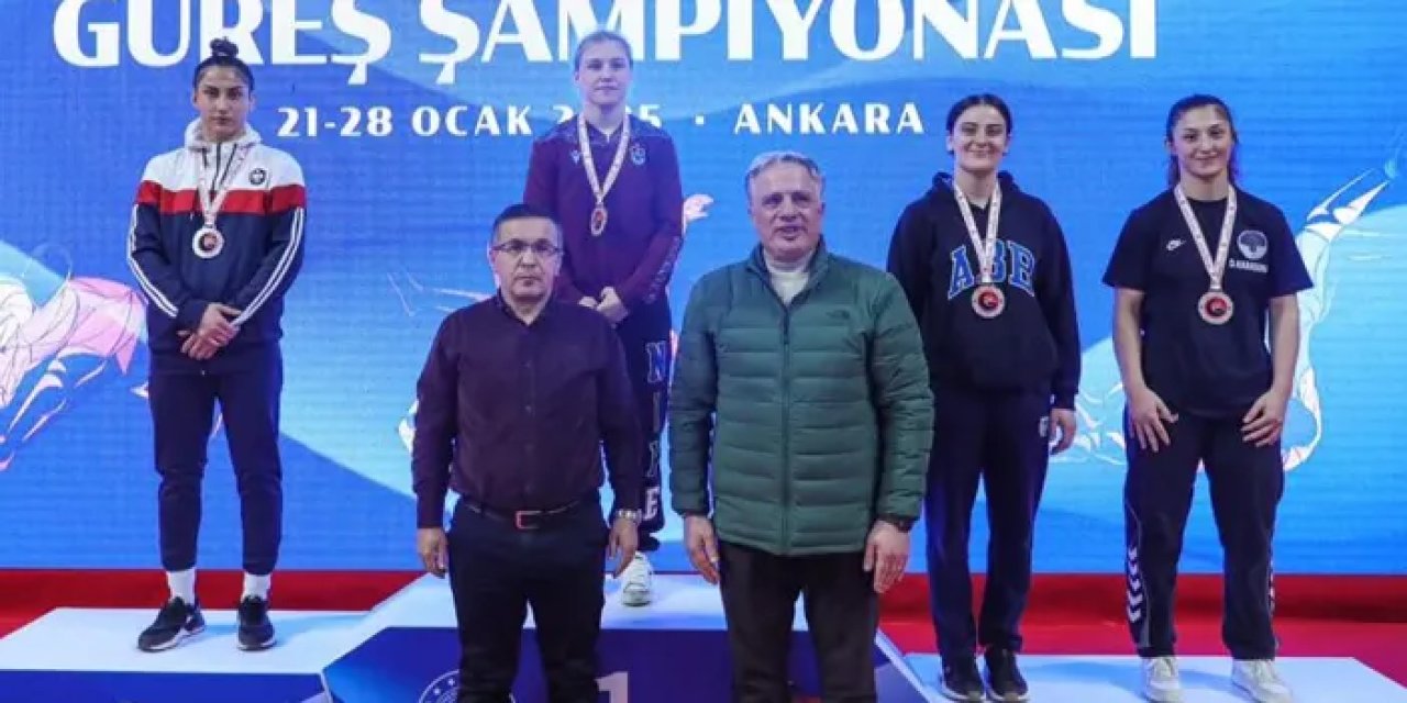 Bayburtlu milli güreşçi Akkuş Türkiye şampiyonu oldu