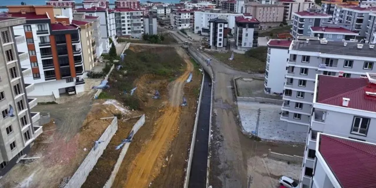 Samsun Sazak Deresi ıslah edildi!