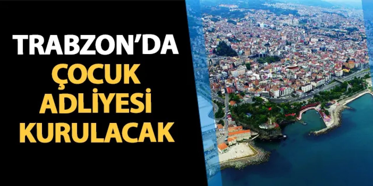 Trabzon'da Çocuk Adliyesi kurulacak
