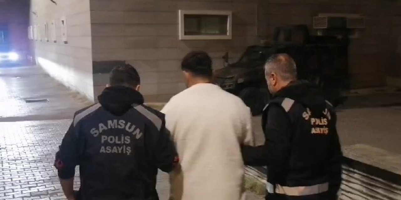 Samsun’da 13 yıl 15 gün hapis cezası bulunan şahıs yakalandı