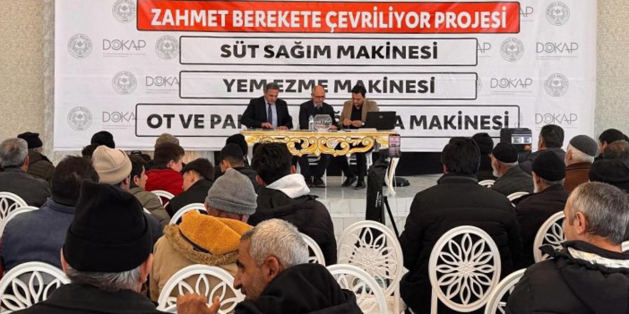 Bayburt'ta çiftçilere ücretsiz tarım makineleri dağıtıldı!