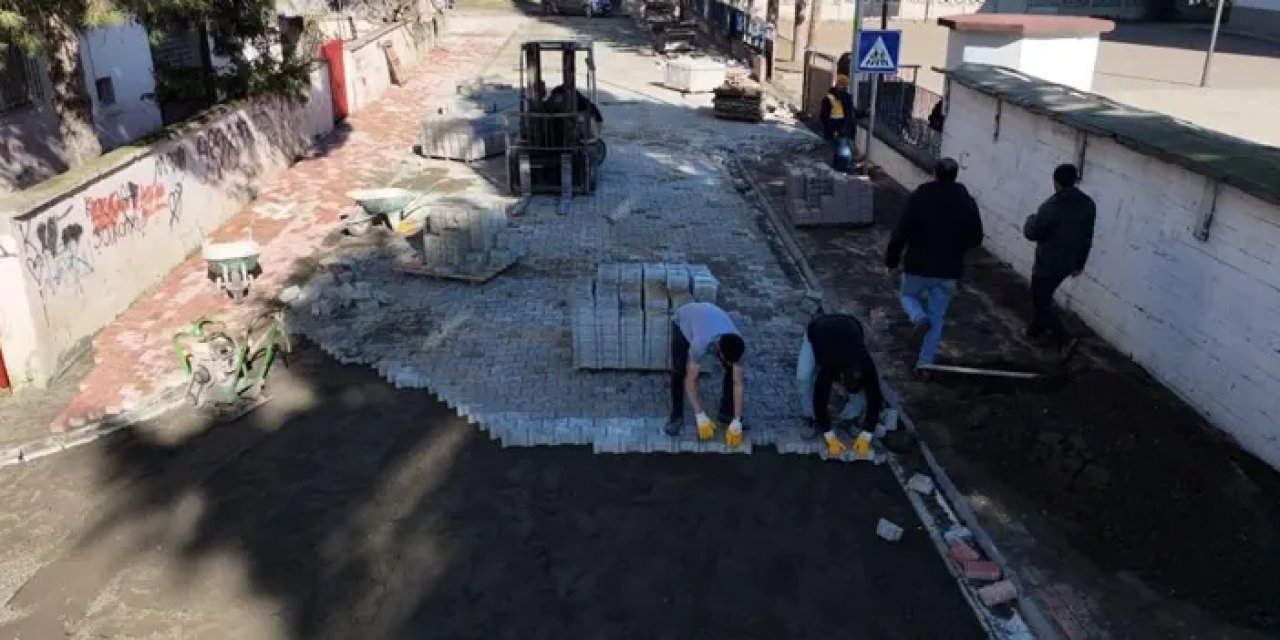 Samsun’da sokaklar halı gibi işleniyor! “En yüksek hizmet için çalışıyoruz”