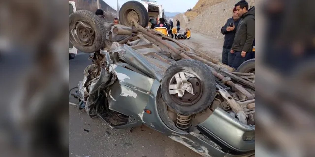 Gümüşhane’de trafik kazası! Yaralılar var