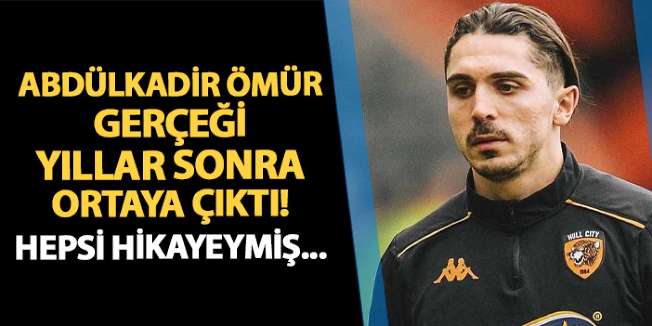 Trabzonspor'da Abdülkadir Ömür gerçeği yıllar sonra ortaya çıkı