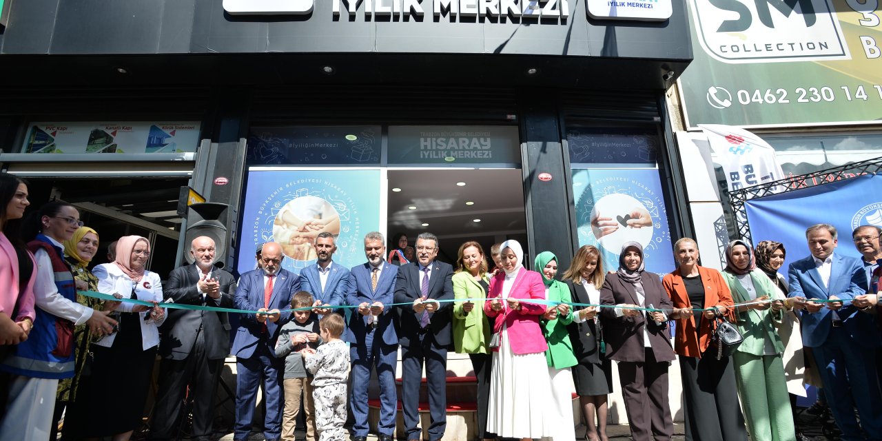 Hisaray iyilik merkezi, Trabzon’un merhamet eli oldu