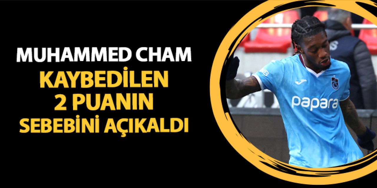 Trabzonspor'da Cham Kayserispor maçı sonrası konuştu: "Olmadı..."