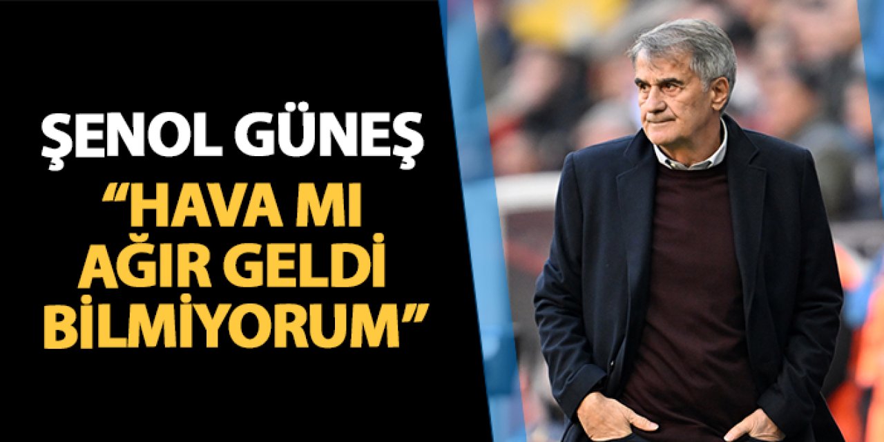 Şenol Güneş: "Deplasman sıkıntısını aşmak için fırsat maçıydı"