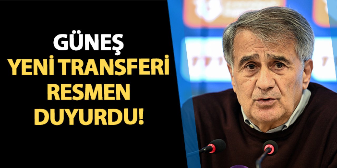 Trabzonspor'da Şenol Güneş transferi duyurdu