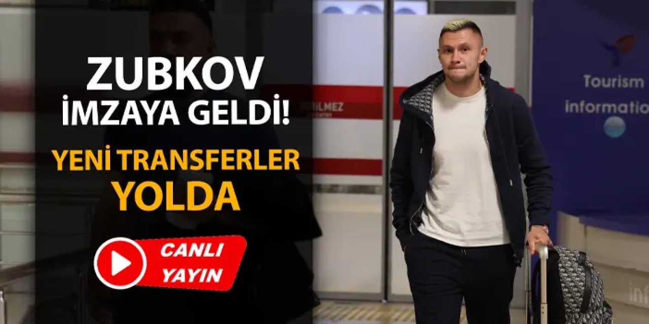 Canlı yayın: Trabzonspor'da son dakika transfer gelişmeleri
