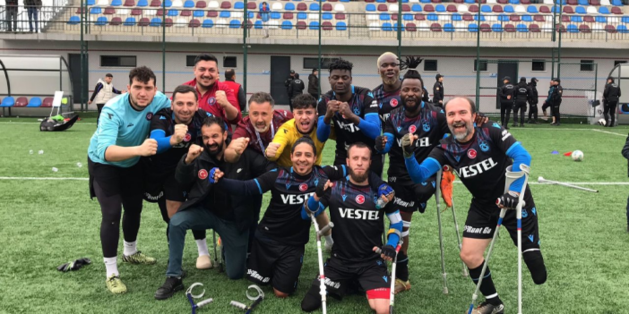 Trabzon Büyükşehir amputede fırtına gibi!