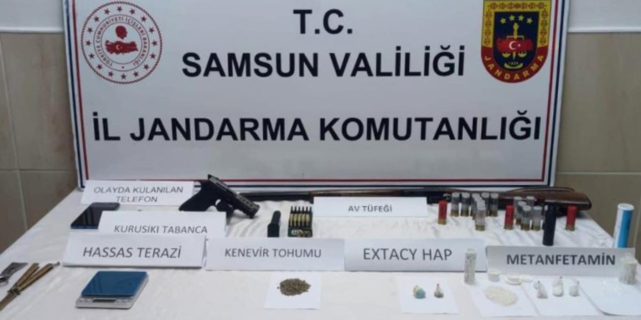 Samsun’da zehir operasyonu! Uyuşturucuyla yakalandı