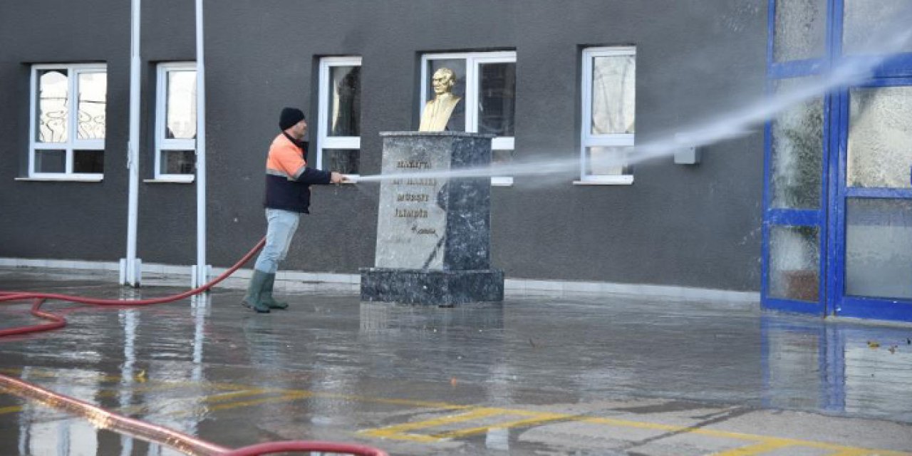 Samsun Atakum'da okullarda temizlik seferberliği!