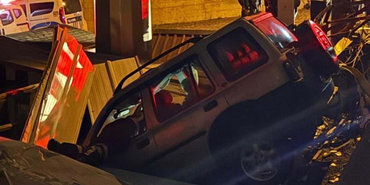 Ordu'da kontrolden çıkan cip elektrik panosuna çarptı: 2 yaralı