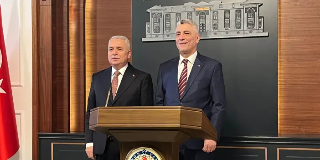 Bakan Bolat Trabzon Valisi Yıldırım ile bir araya geldi!