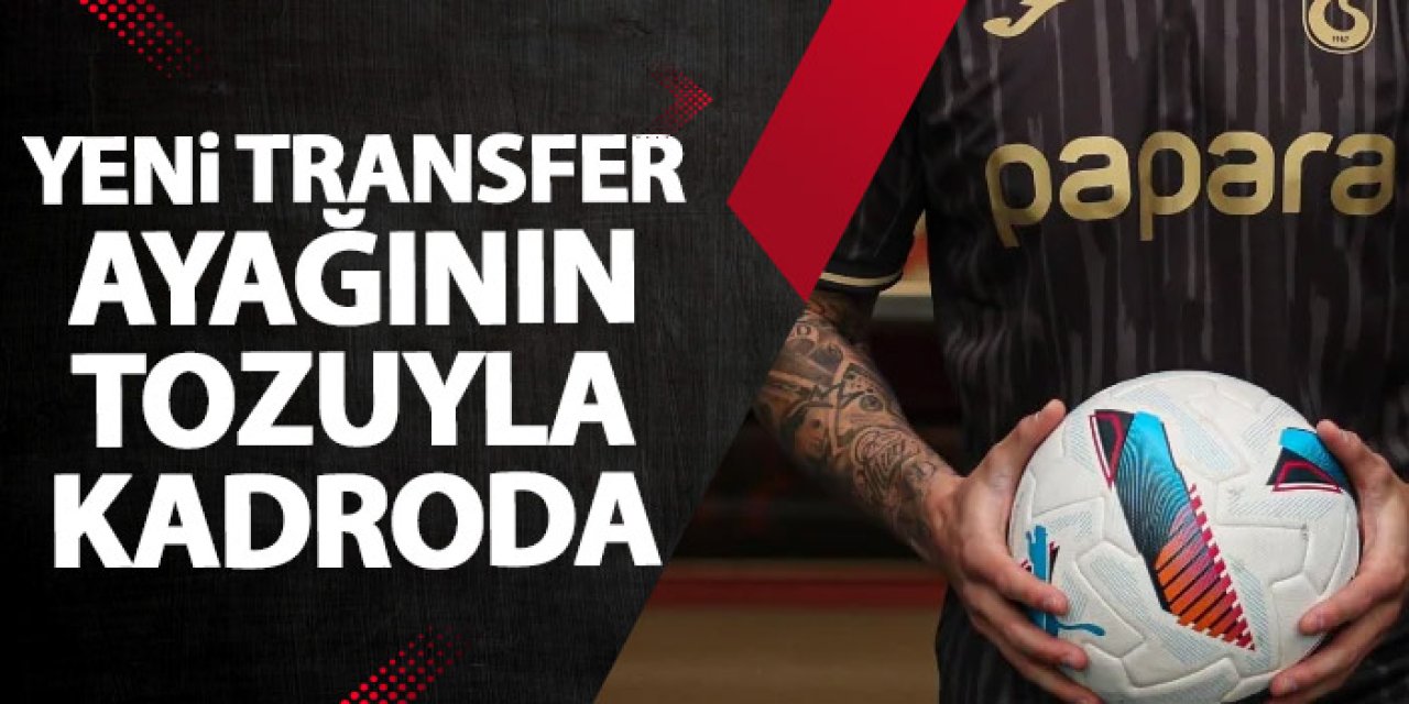 Trabzonspor’un yeni transferi Zubkov ayağının tozuyla kadroda