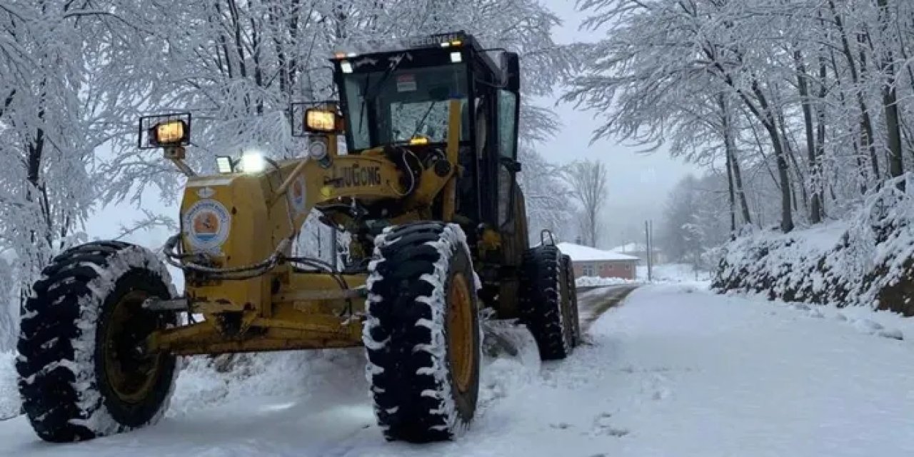 Samsun’da kar yağışı ile ekipler teyakkuza geçti!