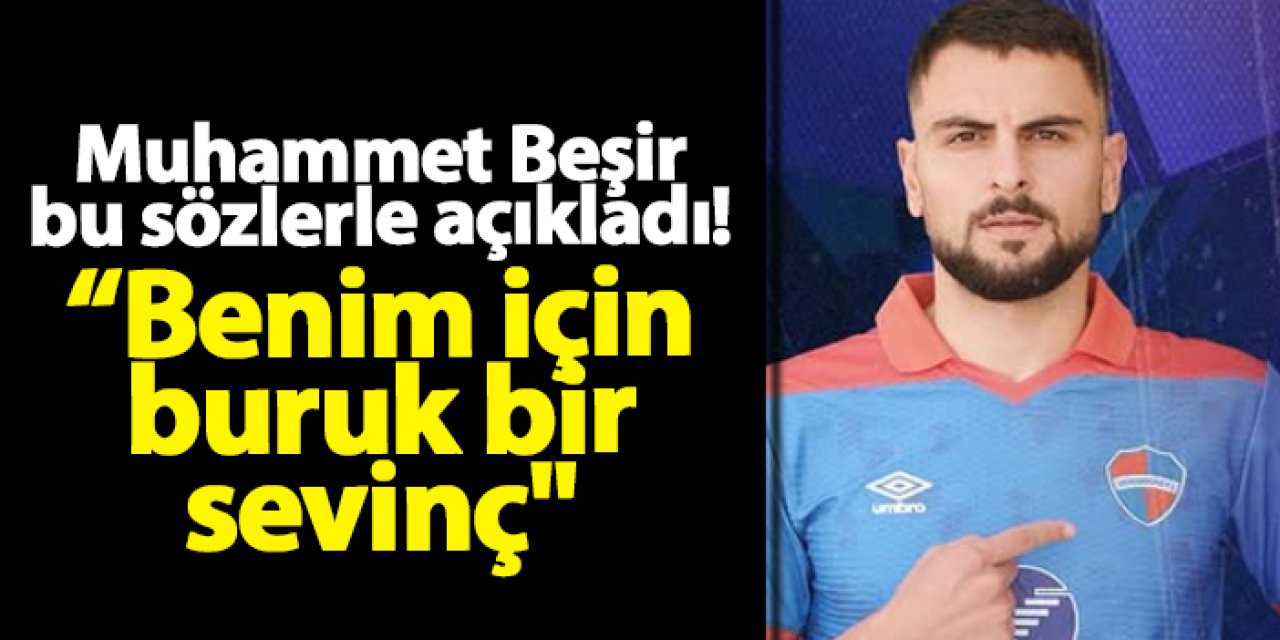 İskenderenspor'da Muhammet Beşir konuştu: "Benim için buruk bir sevinç"