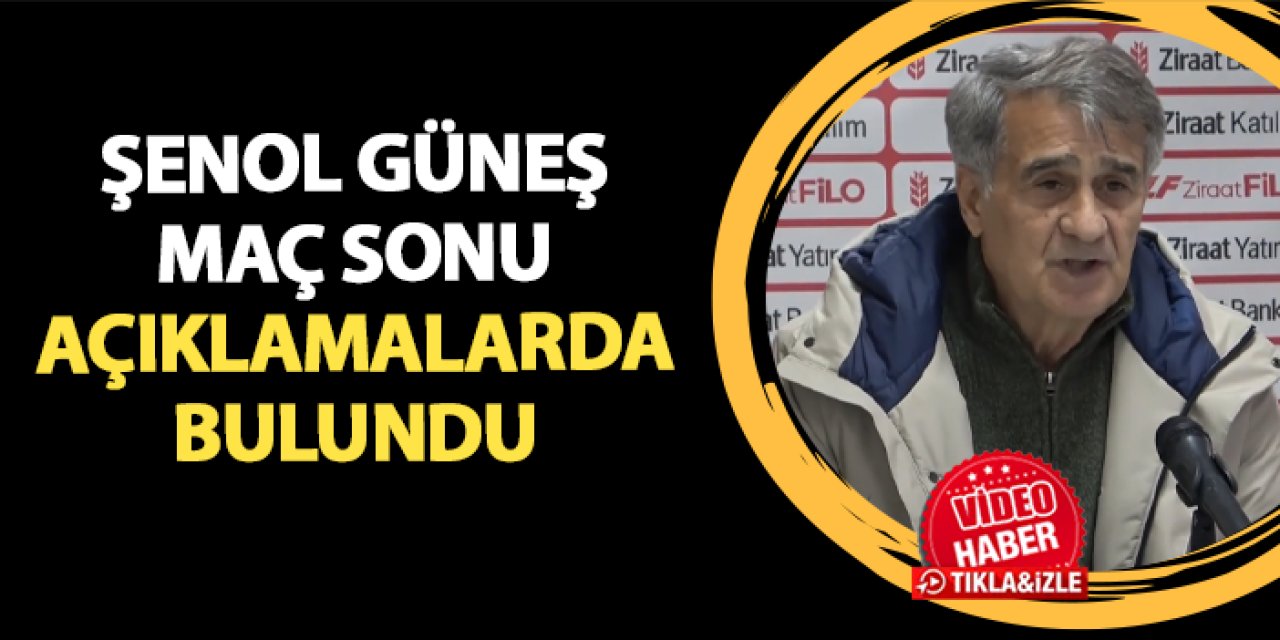 Şenol Güneş İskenderunspor maçı sonrası konuştu: "Beklenmeyen bir sonuç"