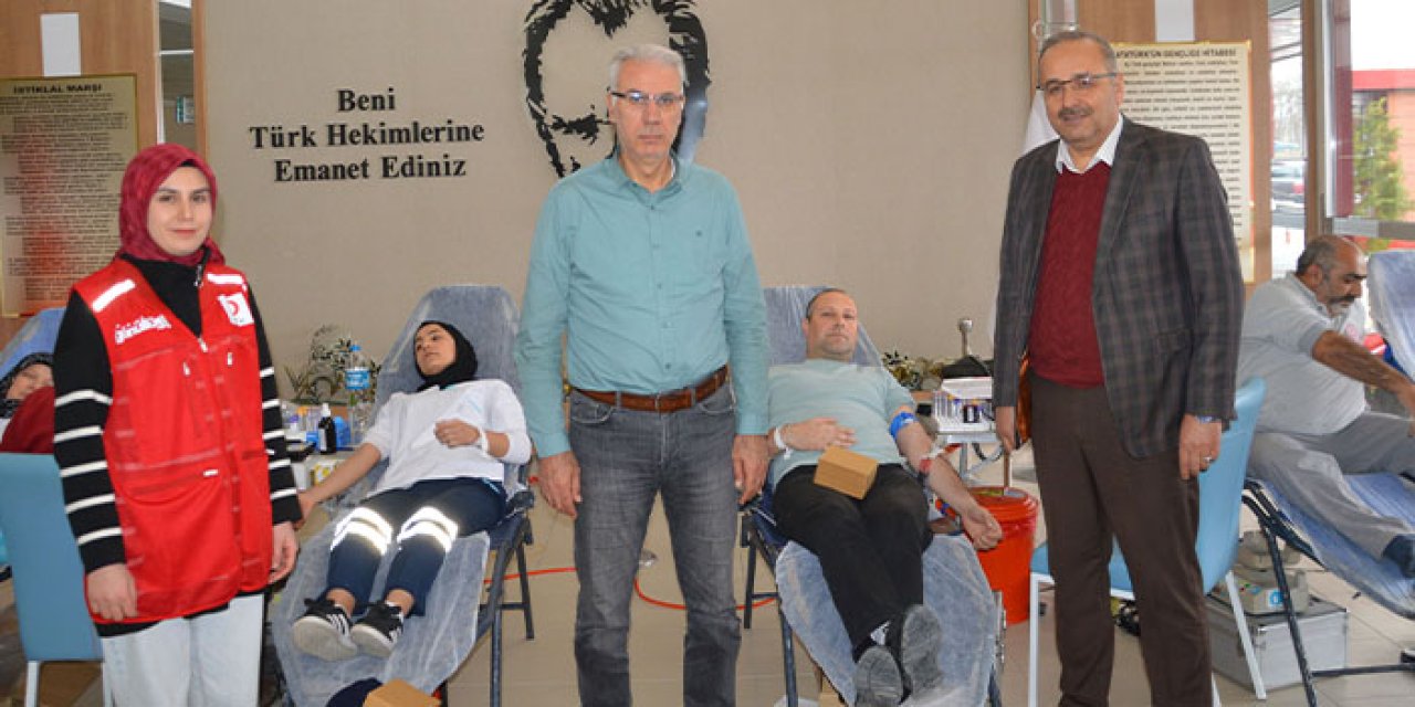 Samsun'da Türk Kızılay’dan kan bağışı kampanyası: 43 ünite kan toplandı