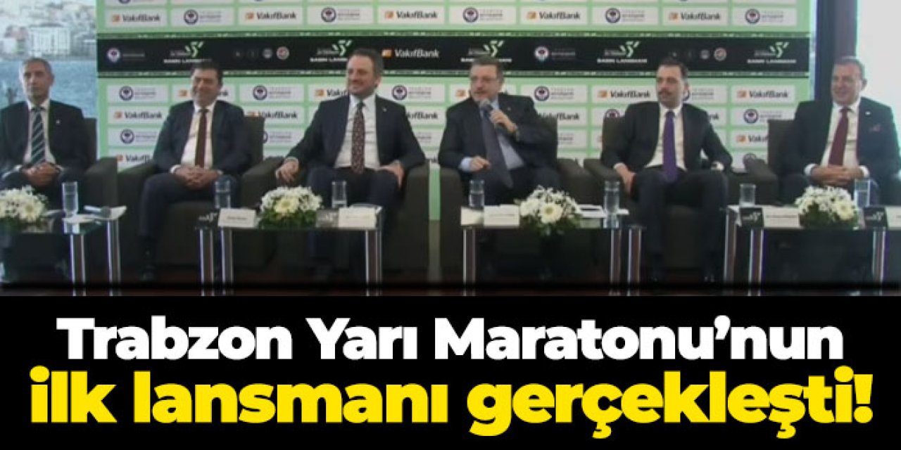 Trabzon Yarı Maratonu’nun ilk lansmanı gerçekleşti!