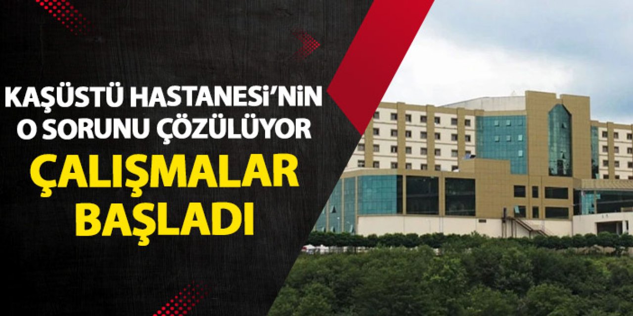 Trabzon'un o hastanesinde otopark sorunu çözülüyor