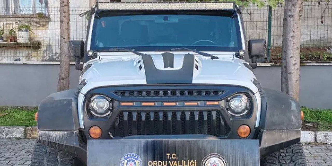 Ordu merkezli change araç operasyonu! Milyon TL’lik araçlar ele geçti
