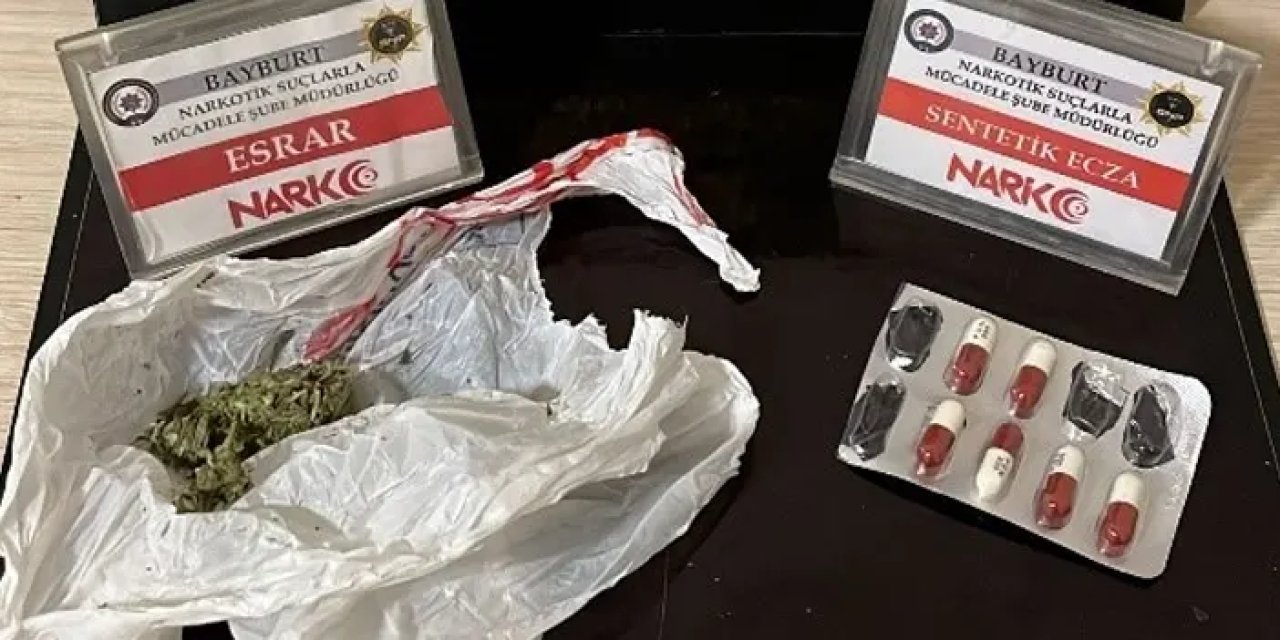 Bayburt’ta uyuşturucu kullanan kişilere işlem!