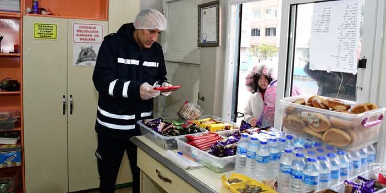 Samsun'da okul kantinlerine sıkı denetim! Zabıta ekipleri sahada