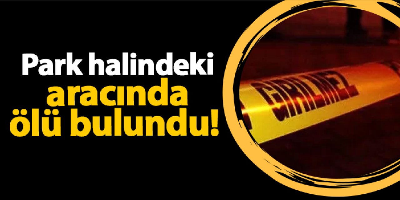 Samsun'da park halindeki aracında ölü bulundu!