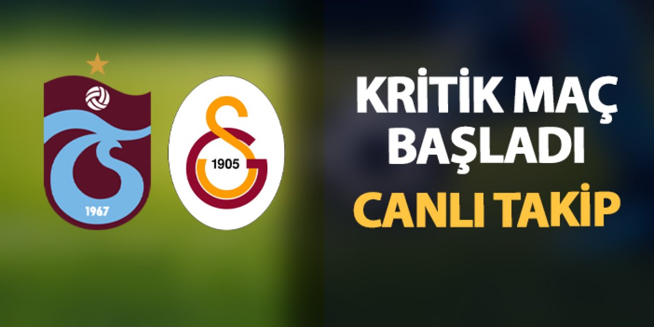 Trabzon'da derbi heyecanı: Trabzonspor U19 evinde Galatasaray U19'u ağırlıyor