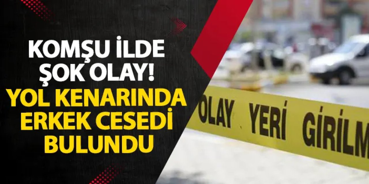 Giresun’da şok olay! Yol kenarında erkek cesedi bulundu