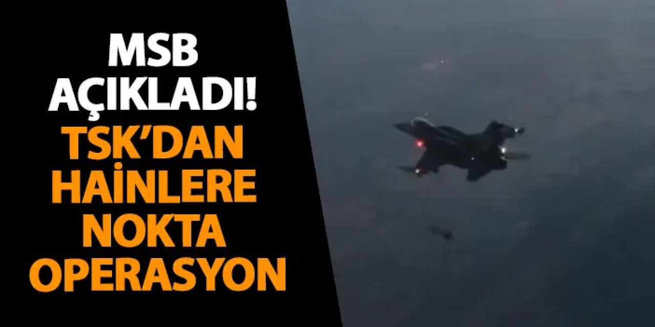MSB açıkladı! TSK’dan hainlere nokta operasyon