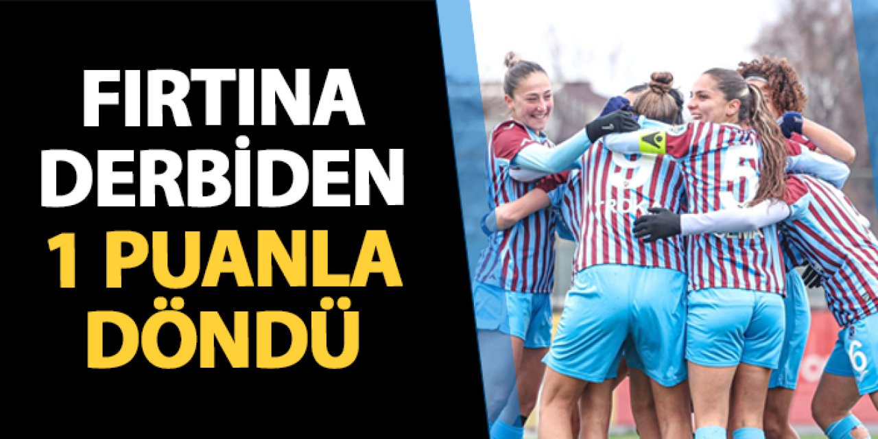 Fırtına derbiden 1 puanla döndü! Galatasaray 1-1 Trabzonspor