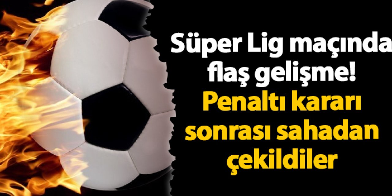 Galatasaray - Adana Demirspor maçı yarıda kaldı! Sahadan çekildiler