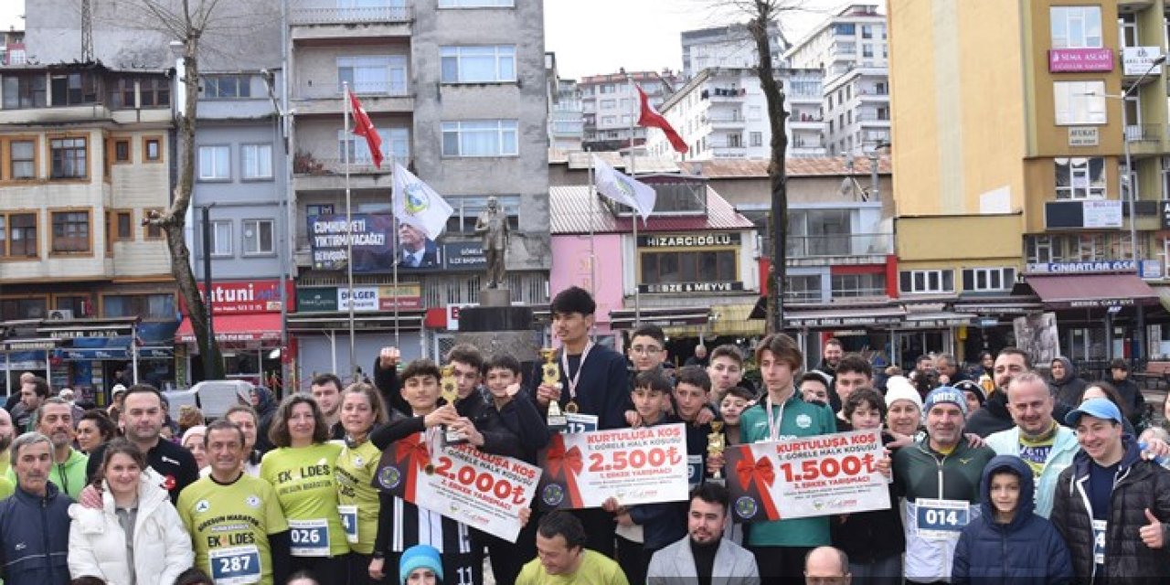 Giresun'da Görele’de halk koşusu düzenlendi