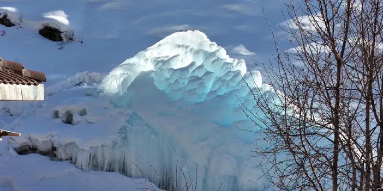Bayburt buz tuttu! Uyarı yapıldı