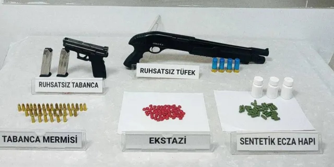 Çarşamba’da Operasyon: Sentetik Hap ve Ruhsatsız Silah Ele Geçirildi