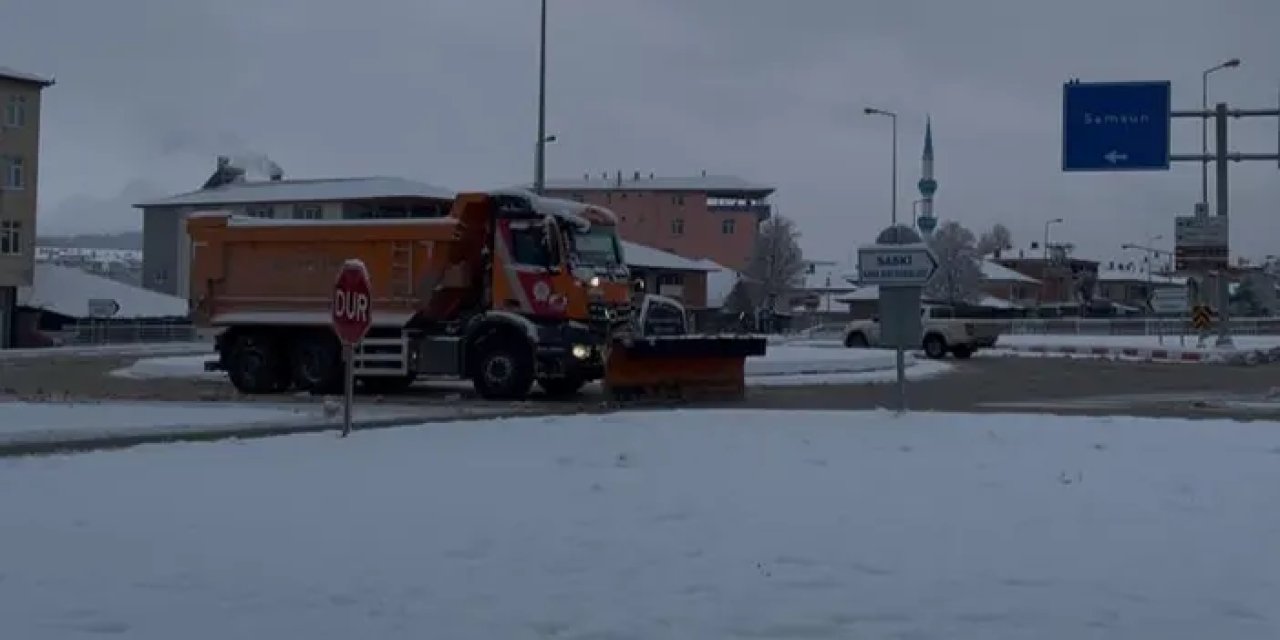 Samsun’a kuvvetli kar yağışı uyarısı! Güney ilçeleri dikkat