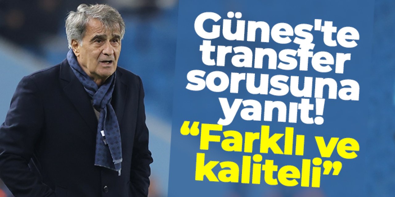 Trabzonspor'da Güneş'ten transfer sorusuna yanıt!