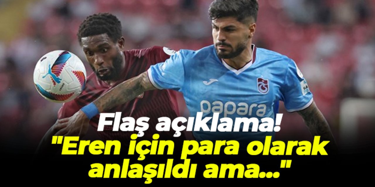 Güneş'ten flaş açıklama! "Eren Elmalı için para olarak anlaşıldı ama..."