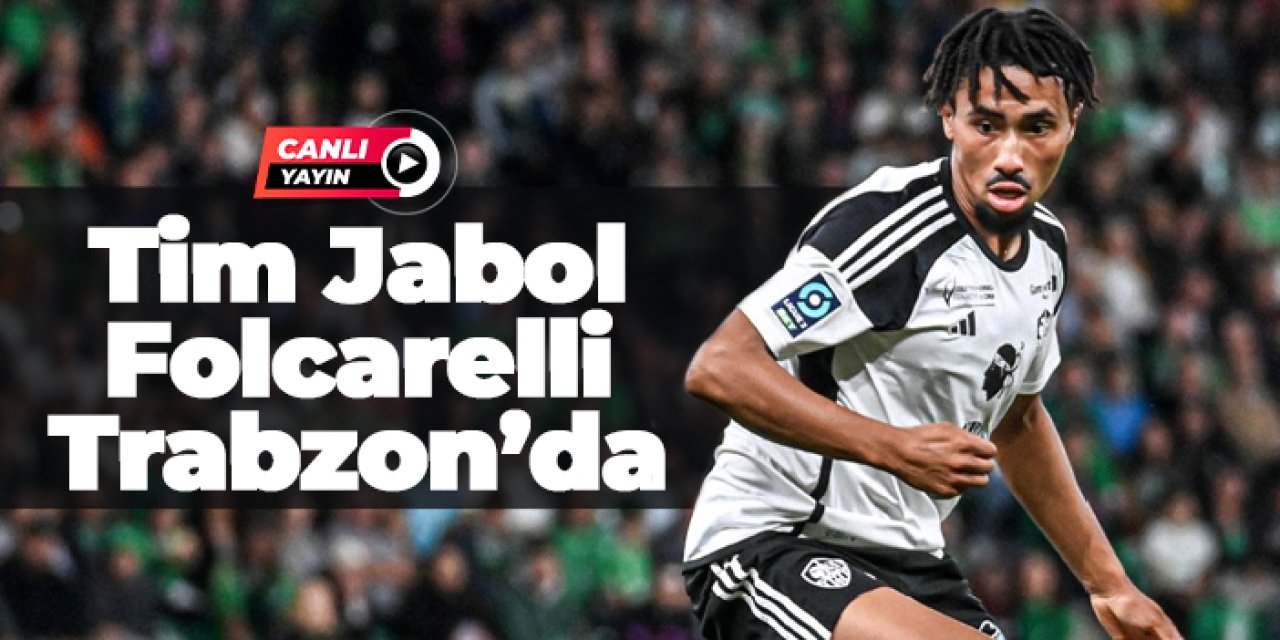 Trabzonspor'un yeni transfer Folcarelli Trabzon'da!